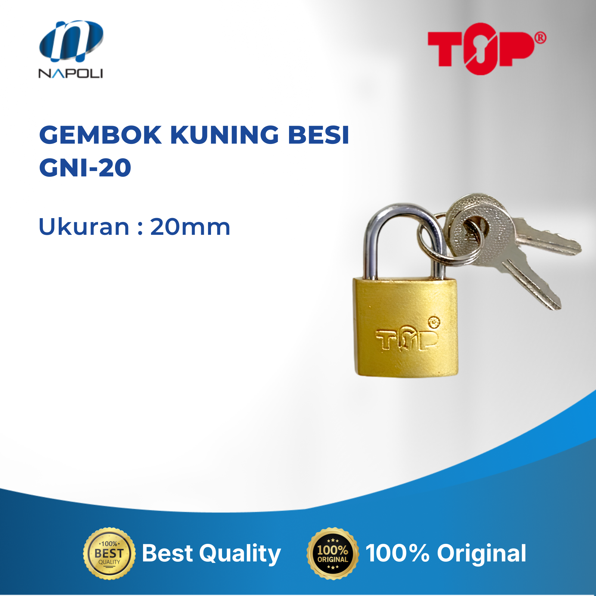 GEMBOK KUNING BESI GNI - Image 2