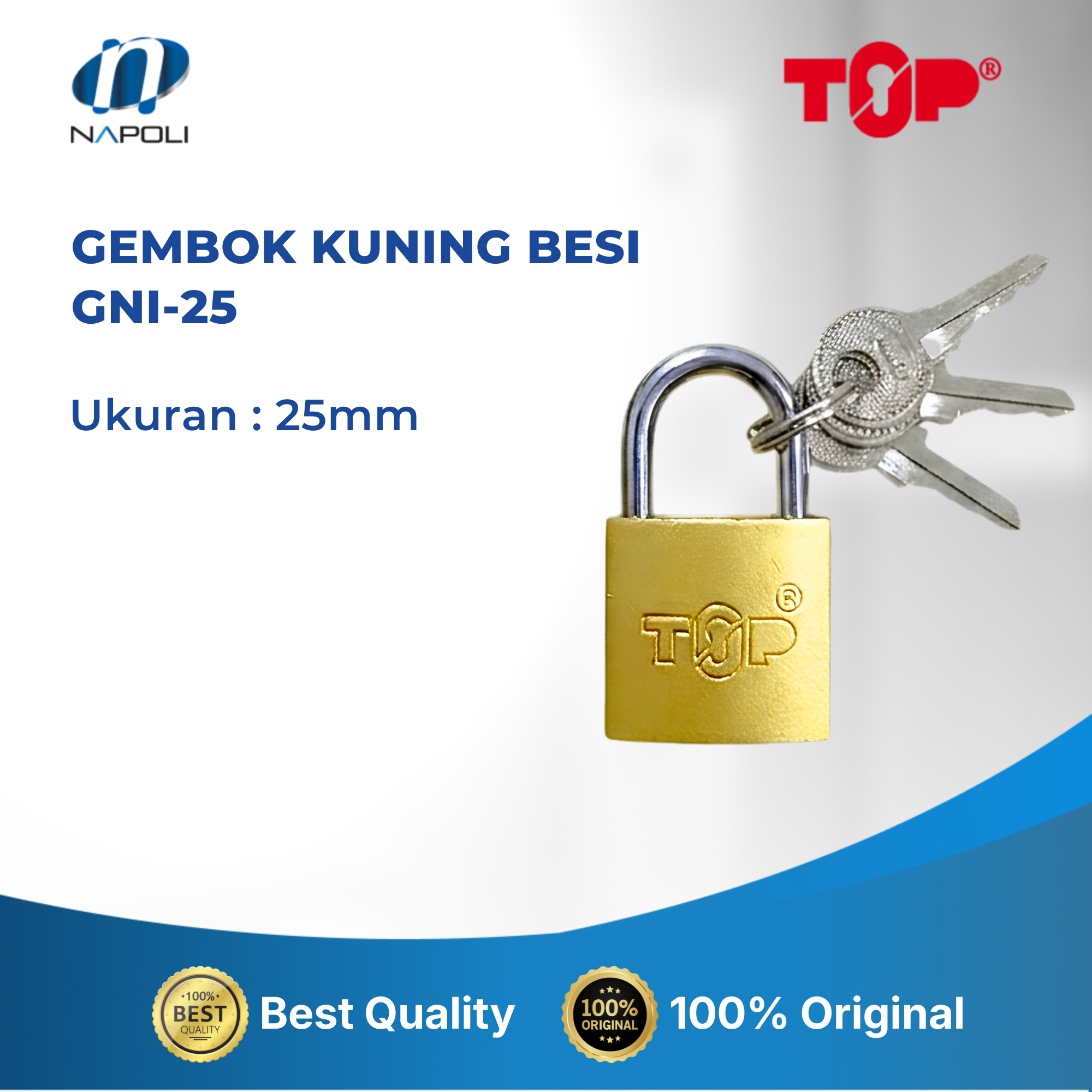 GEMBOK KUNING BESI GNI - Image 3