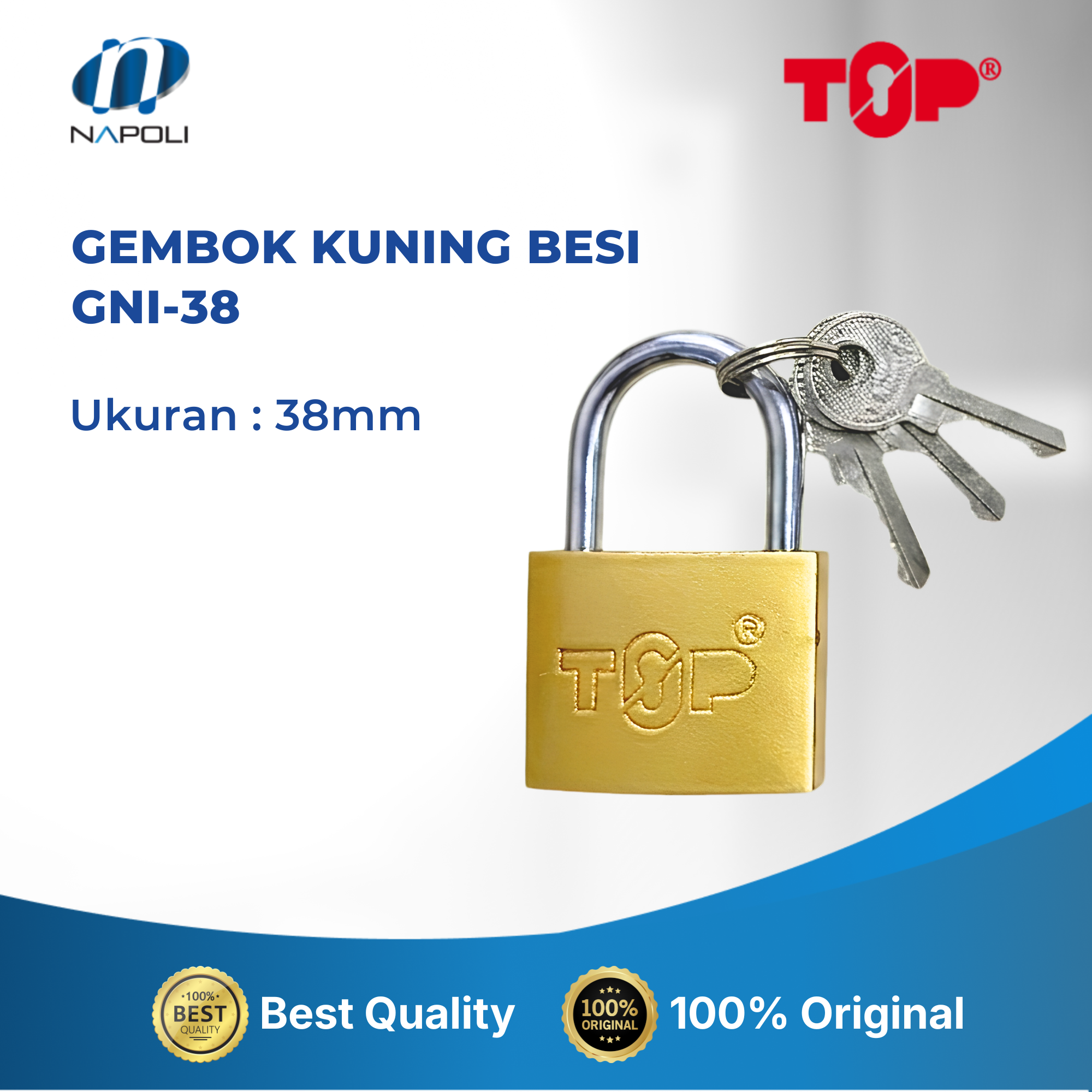 GEMBOK KUNING BESI GNI - Image 5