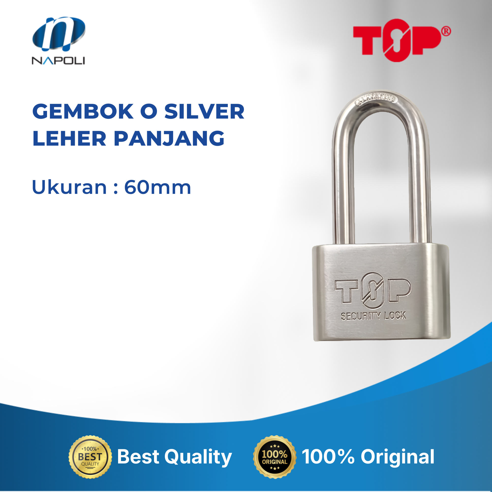GEMBOK O SILVER LEHER PANJANG - Image 5