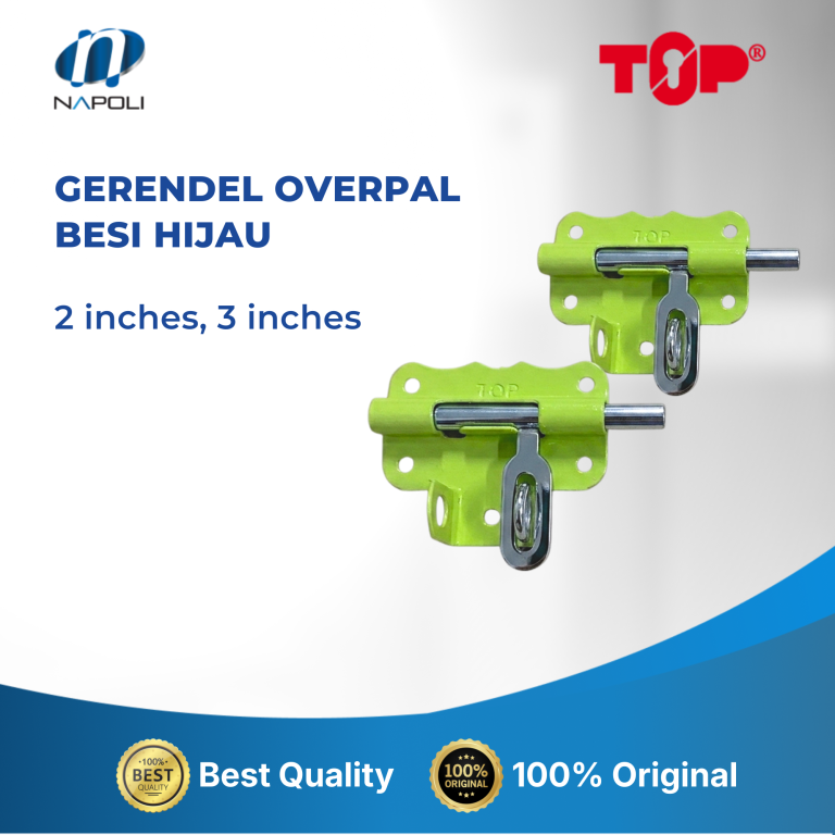GERENDEL OVERPAL BESI HIJAU