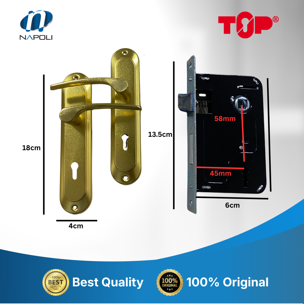 Handle Pintu Set Top Duluxe Series 627 - Image 4